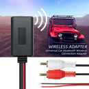 Music Audio Adapter Music Audio Stereo Receiver for Vehicles with 2RCA Interface