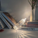 LED Diamond Candle Light Acrylic Crystal Night Lamp Home Bedroom Decor (B) Newly