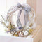 Decorations White Wreath Christmas Rattan Ring Garland Hanging Wreath Wicker