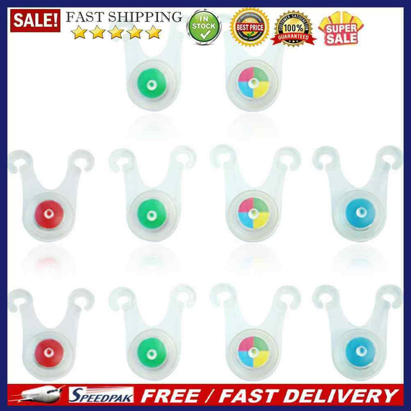 10pcs Waterproof LED Tent Rope Warning Hanging Lights Outdoor Camping Flash