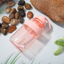Portable Women Summer Gym Water Bottle Straw Large Capacity (Pink 1500ml) Newly