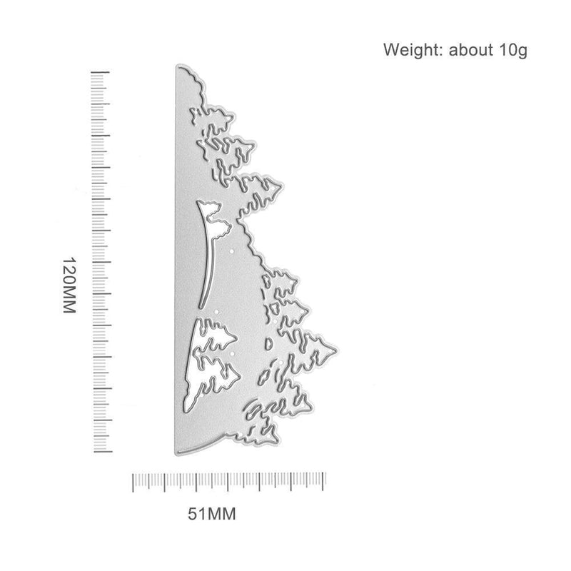 Tree Pattern Metal Punching Molds Stencil DIY Scrapbooking Dies Metal Christmas