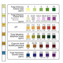 6 in 1 Water Test Strips Water Quality Testing Stripes in Pool Spa