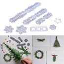 Christmas Tree Punching Molds Dies Kit Crafts for DIY 3 Dimensional Christmas