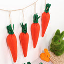 Garden Pendant Handcrafts DIY Ornaments Home Hanging Cloth Carrot Happy Easter