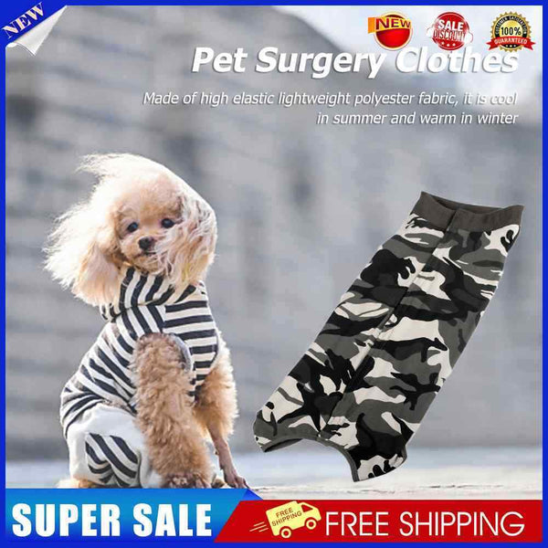 #A Camouflage After Surgery Suits Soft Physiological Clothes Anti Bite Pet Sup