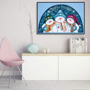 5D DIY Diamond Painting Kits Full Round Drill Snowman Mosaic Wall Picture D