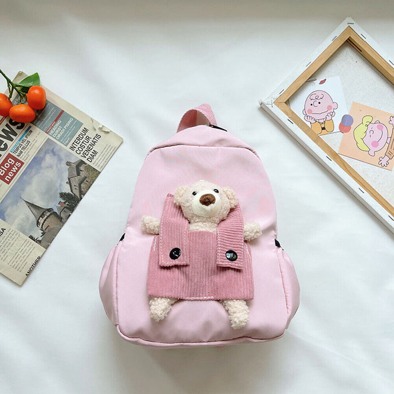 #A Children School Bags Cartoon Bear Toddler Kindergarten Backpack 3-8 Years O