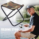 2xLightweight Folding Stool Outdoor Camping Picnic Travel Chair(Camouflage)