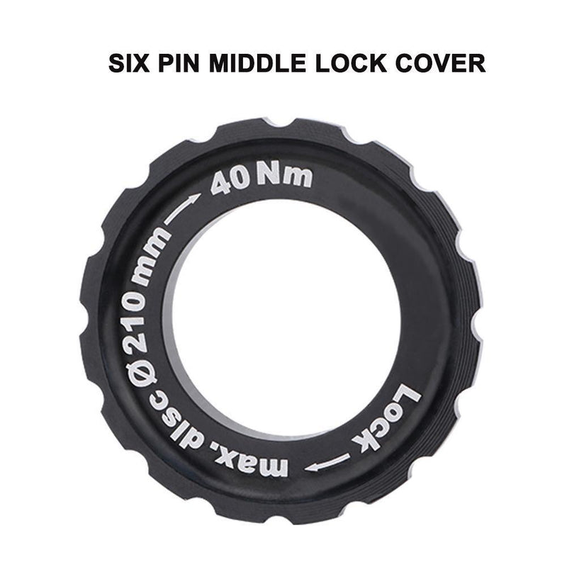 Bicycle Center Lock Cover 9/12/15mm 6 Bolt Brake Disc Rotor Ring Cycling Parts