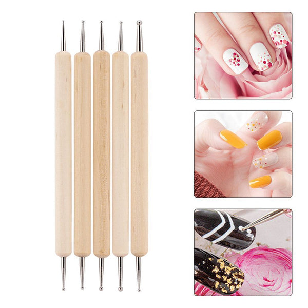 Drawing UV Painted Pen Nail Art Dotting Pen Art Nails Brushes Nail Art Pen