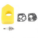 Spark Plug Garden Carburetor Diaphragm Air Filter for Briggs & Stratton Gasket