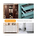 2pcs/Set Magnetic Cabinet Catches Magnet Door Stops Closer with Screw for Clo