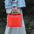 Waterproof Insulated Lunch Bag Picnic Food Thermal Storage Handbag (Red) Newly