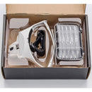 Jeweler Bright Magnifier Magnifying Glass LED Light Head Loupe With 5 Lens