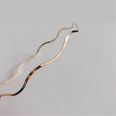 Party Accessories Elegant Wave Bending Metal Headdress Hair Hoop Thin Headbands