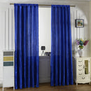 Modern Solid Color Satin Door Window Curtain Room Semi-shading Drape Curtai