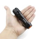 Mini LED Flashlight 3 Mode Pocket Torch Retractable for Camp Outdoor Emergency