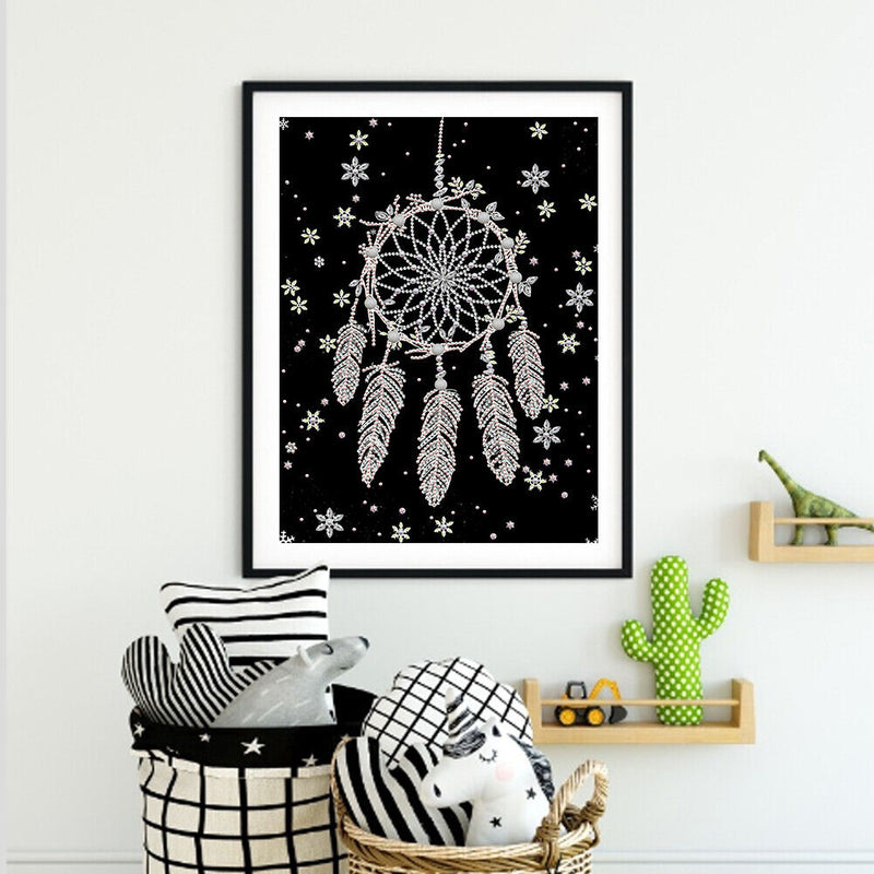 Rhinestone Drawing DIY Part Special Shaped Drill Diamond Painting Dreamcatcher