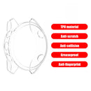 Plated TPU Case for Garmin Forerunner 745 Cover Bumper Protector (Clear) Newly