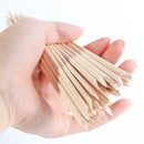 Exfoliating Nail Cuticle Pusher Pedicure Pusher Orange Wood Sticks Dual-ended