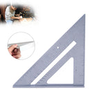 7inch Aluminum Speed Square Triangle Angle Protractor Measuring Tool Newly