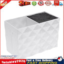 Hairdressing Scissors Holder Stand Salon Hair Clips Comb Holder (White) Newly