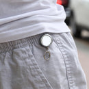 Retractable Pull Badge Key Chain Elastic Nylon Rope Anti-lost Keyrings Newly