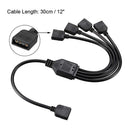 3pin Splitter Cable 5V Connector Cable Accessories for Msi Asus Asrock LED