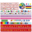 Pictures Learning Color Calendar Pocket Chart Child Educational Circle Time