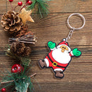 Cute Christmas Keychain Cartoon Snowman Keychain Attachments