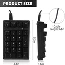 Laptop RGB Backlight K21 Number Pad Numeric Keypad Numpad Accounting Keyboard