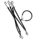 Durable Hairstyle Tools Ball Hair Hooks Set Elastic Line Hair Hooks (Black)
