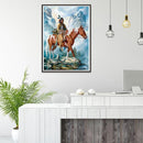 5D DIY Full Drill Diamond Painting Indiana Embroidery Mosaic Kit Home Wall Decor