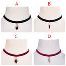 Blood Gothic Transparent Vampire Diaries Pendant Glass Bottles Necklace Chocker