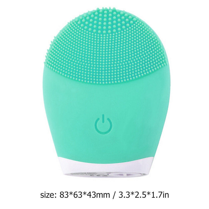Silicone Cleansing Brush Face Care Skin Vibration Massager Mini Beauty Soft Tool