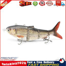 Robotic Fishing Lure Electric Wobbler 4-Segment Auto Swimbait USB (BL-379) Newly