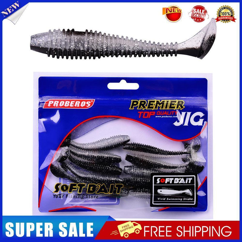 100pcs/Lot Fishing T-tail Soft Lure 1.8g 6cm Artificial Swimbait (A)