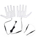 1 Pair 5V Carbon Fiber USB Gloves Heated Pads Winter Thermal Handheld Warm Heater