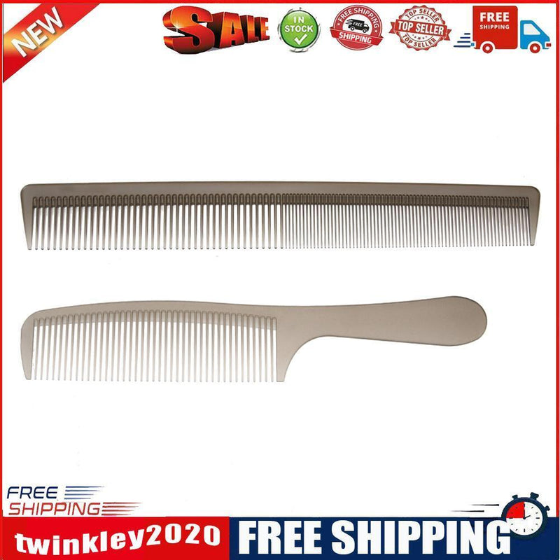 2pcs/Set Portable Antistatic Hair Comb Barbers Hairdressing Styling Tools