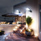 Outdoor Solar Road Lamp Waterproof 3-Mode Motion Sensor Wall Lights (72COB)