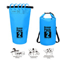 2L Waterproof Dry Bag Swimming Outdoor Drift Kayaking Storage Pack (Blue) Newly