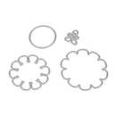 4pcs DIY Metal Flower Cutting Dies Scrapbook Embossing Paper Card Cut