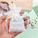 Bag Drawstring Pouch Lace Drawstring Bunch Pocket Lace Cloth Bag Candy Pouches
