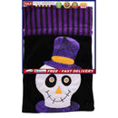 Pumpkin Trick or Treat Canvas Bag Halloween Cloth Candy Sack Kids Drawstring Bag