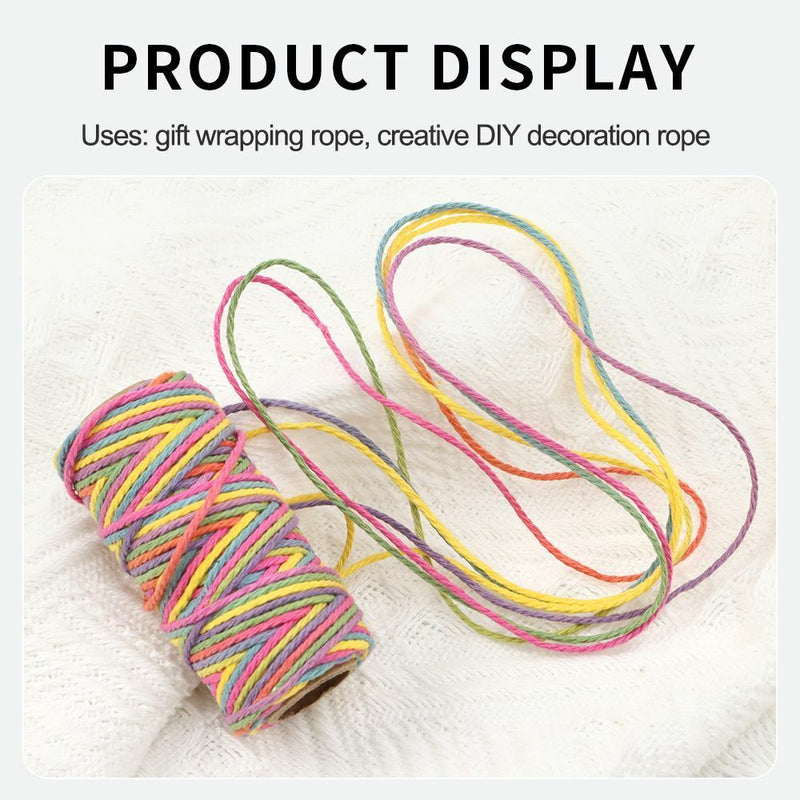 DIY Cord Gift Packing Sewing Cords Twine String Cotton Tapestry Decoration Rope