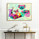 Character Love No Frame Pictures By Number DIY Art Digital Coding Oil Paint