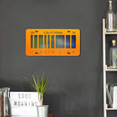 Bar Code License Plate Metal Tin Sign for Bar Pub Club Decorative Iron Pain