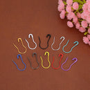 300pcs 10 Colors Gourd Safety Pins Metal Clips Knitting Stitch Marker (1)