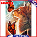 Oil Paint By Numbers cat Coloring Picture Digital Drawing